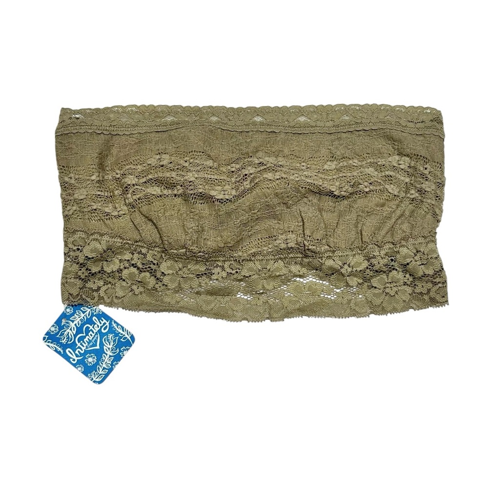 Free People Lace Bandeau in Taupe - Picture 2 of 6
